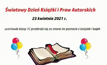 Światowy Dzień Książki i Praw Autorskich w 1 C